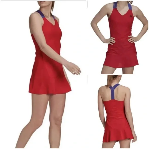 open lace back dress Adidas Club Skirt (W) (Red) main image 0